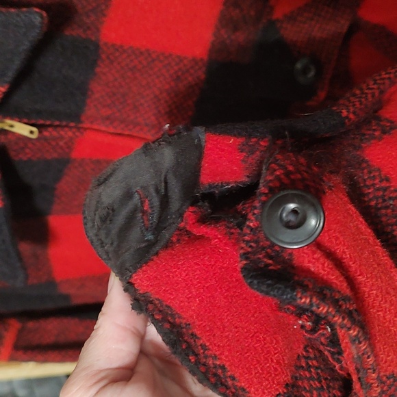 100% Wool Plaid Hunting Jacket - Picture 7 of 8